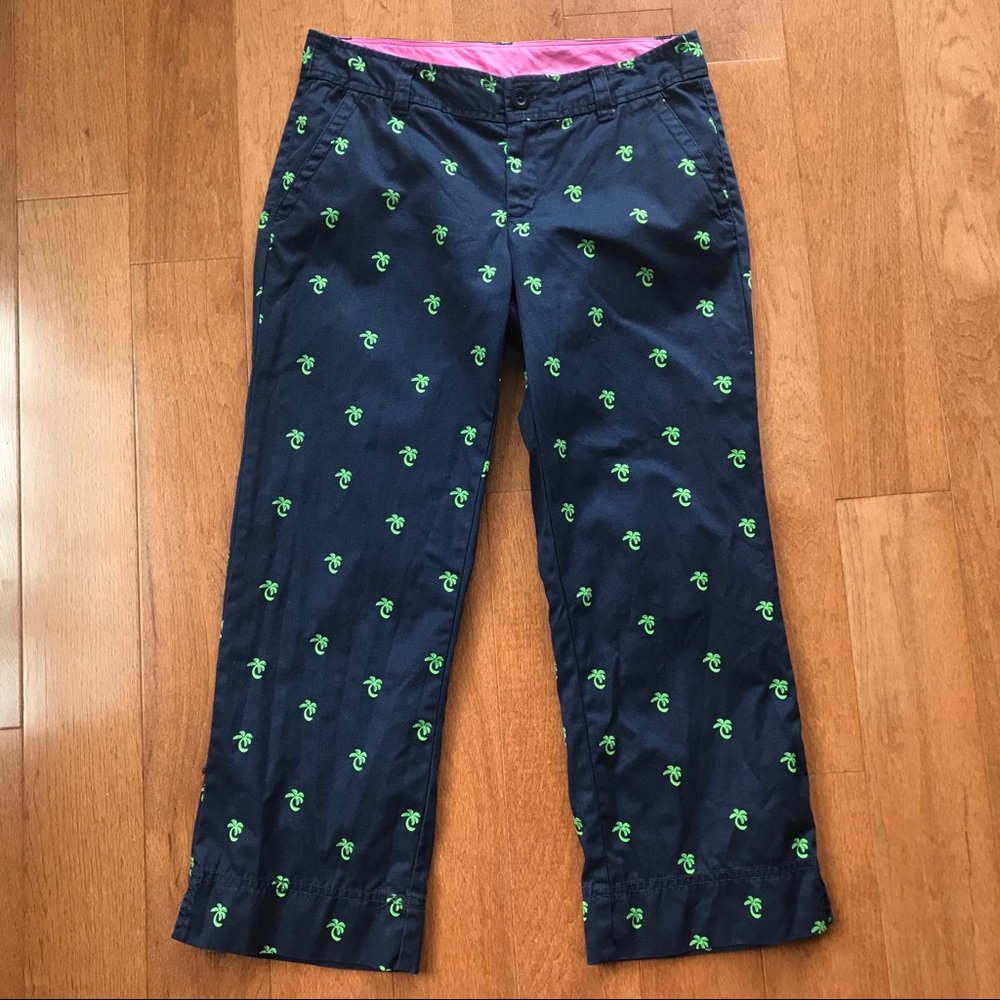 Lily Pulitzer Palm Tree Capris